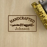 custom brand iron personalized wooden handles stamps heat stamp wood burning branding irons for woodworking