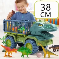 dinosaur vehicle car toy dinosaurs transport car carrier truck toy inertia vehicle toy with dinosaur gift for children