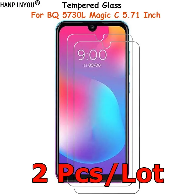 2 шт./лот для BQ 5730L Magic C 5 71 дюйма закаленное стекло защиты экрана Взрывозащищенная