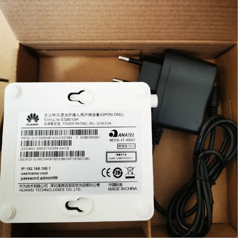 Новинка 100% HuaWei XPON GPON ONU EG8010H без коробки и питания бесплатная доставка | Мобильные