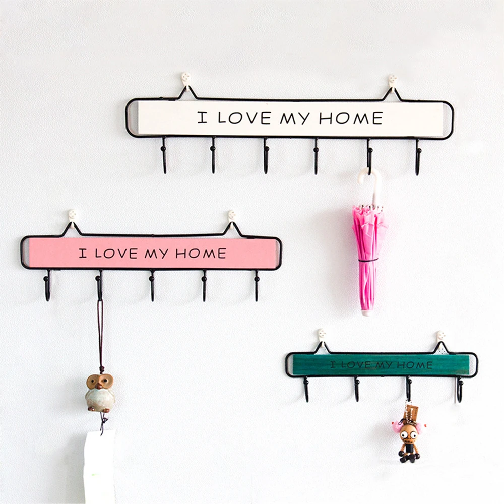 Прочная настенная вешалка Для одежды Крючки стойка пальто аксессуары дома Кухни