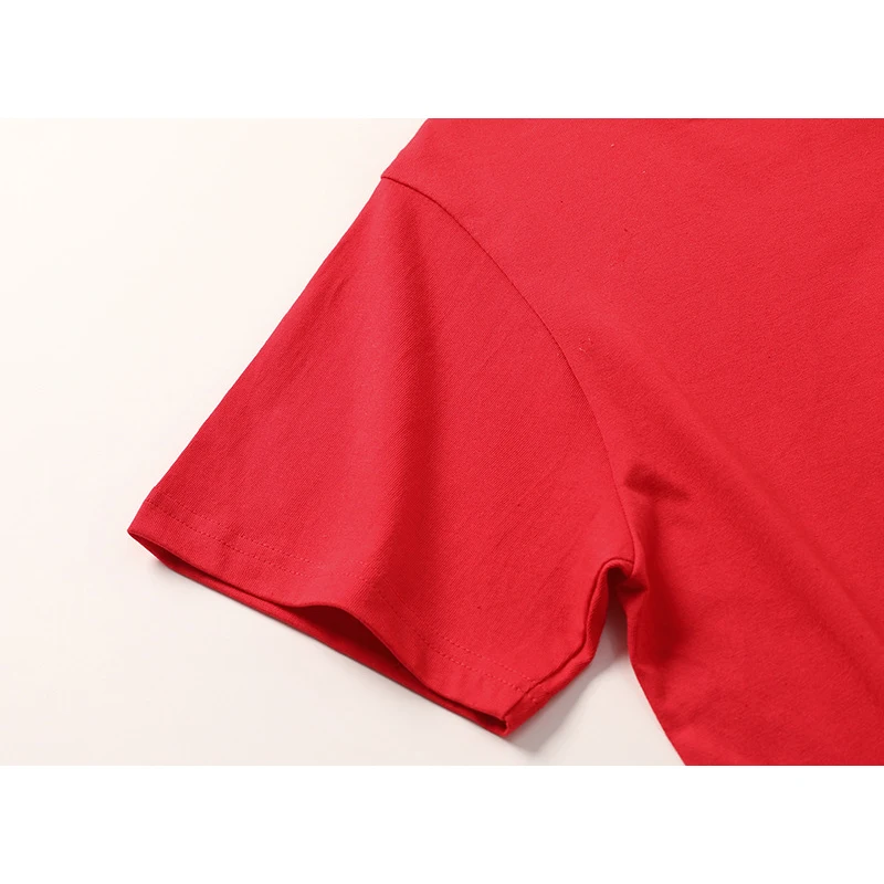 Футболка с V-образным вырезом хлопковая качественная одежда | Мужская