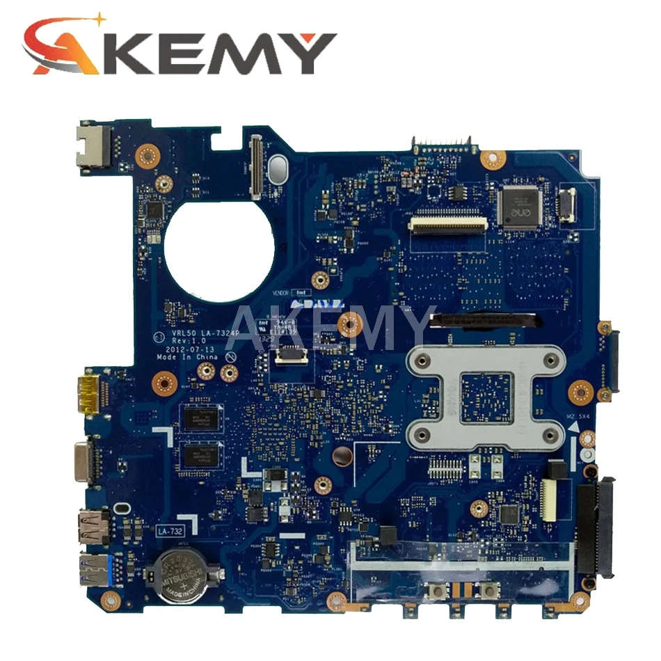 PBL50 LA 7321P Rev:1A с ЦП + 4 шт. видеопамяти для ноутбука Asus материнская плата K43B K43BR K43BY X43B