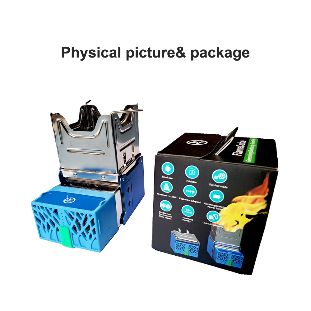 Портативная дровяная плита для кемпинга уличная Складная пешего туризма