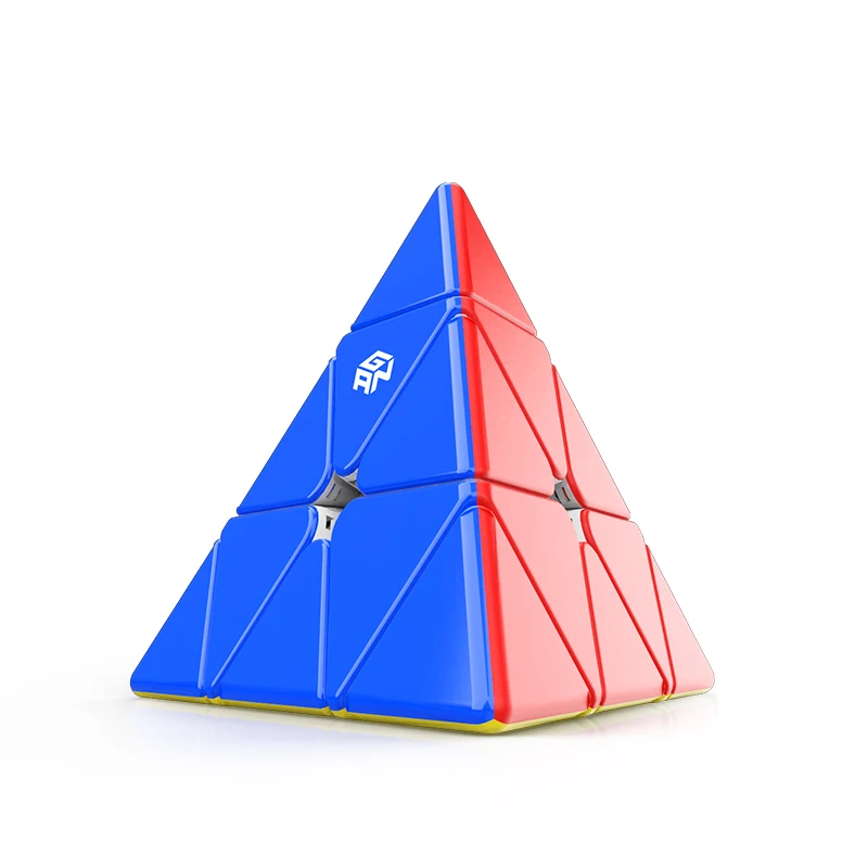 GAN pyramid M-cubo m&aacute;gico de 3x3 para ni&ntilde;os, puzle mejorado de posicionamiento de n&uacute;cleo, magn&eacute;tico, 3x3x3, juguetes para ni&ntilde;os-0