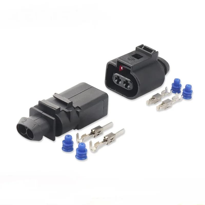 100 комплектов 2-контактный автомобильный водонепроницаемый Штекерный разъем 3 5 |