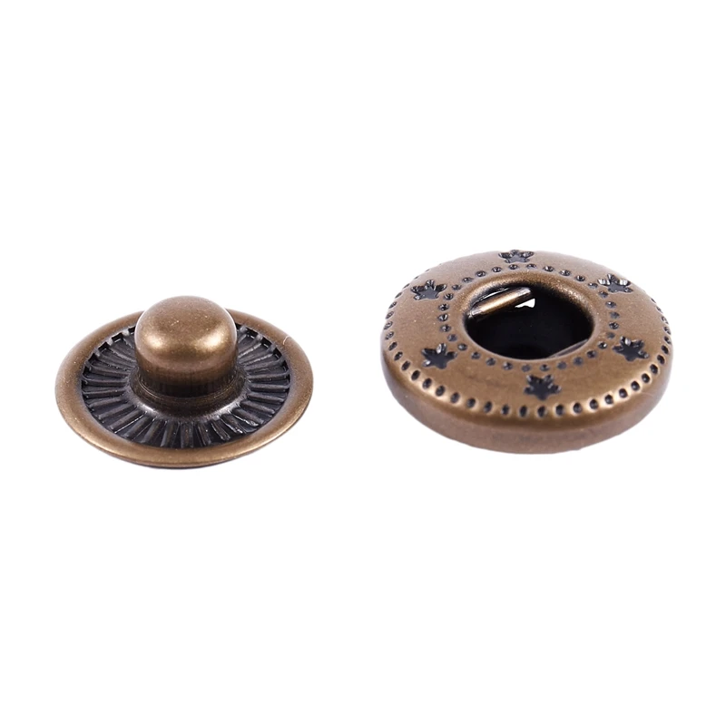 Металлическая отделка Poppers застежки кнопки Пресс шпильки 11 5 мм 6 комплектов в