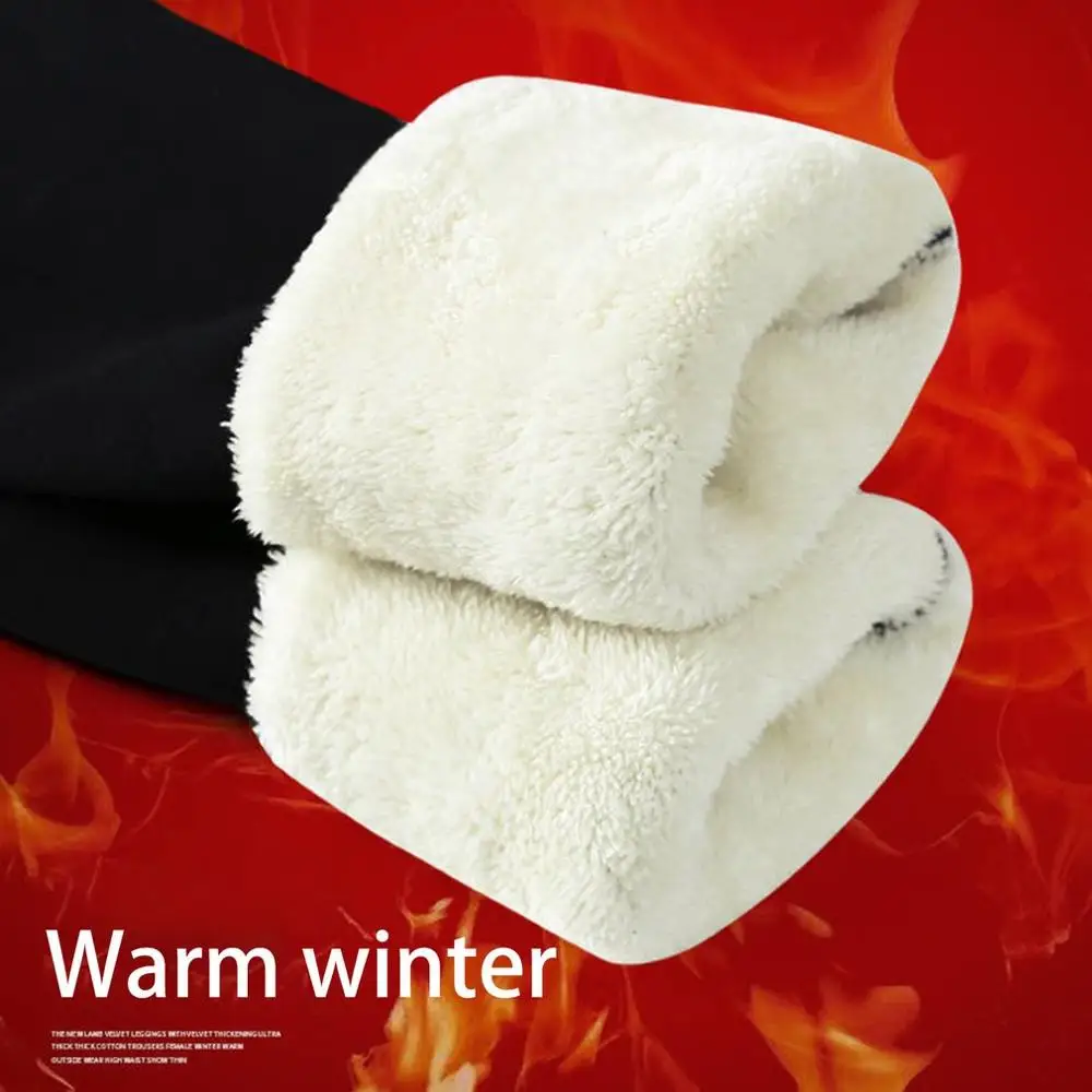 

Warm Pants Winter Skinny Thick Velvet Wool Fleece Girls Leggings Women Trousers Lambskin Cashmere Pants for Women Leggings
