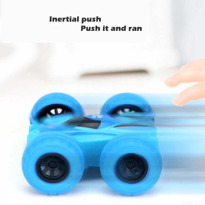 Новый инерционный двухсторонний трюковый автомобиль Детская осенняя игрушка