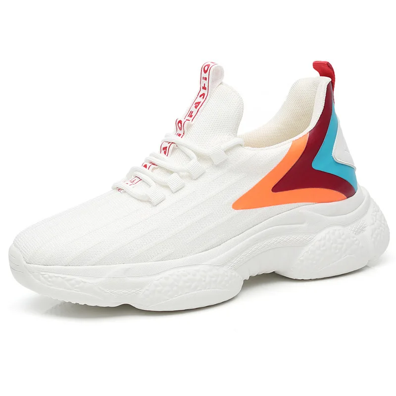 

Summer New Fashion Breathable Dad Shoes All-match Fashion Flying Woven Sneakers Casual Breathable off white shoes brand sneakers