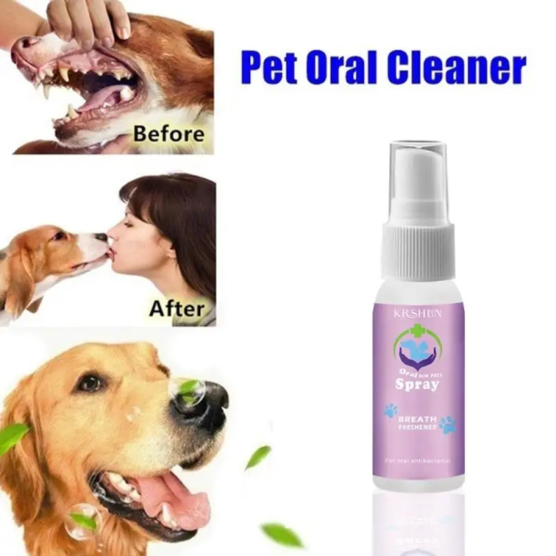 

FAST SHIP! Cats Dogs Anti Portable Oral Care Dental Spray Pet Breath Freshener Bad Teeth Deodorant Treatment Odor Remove TSLM1