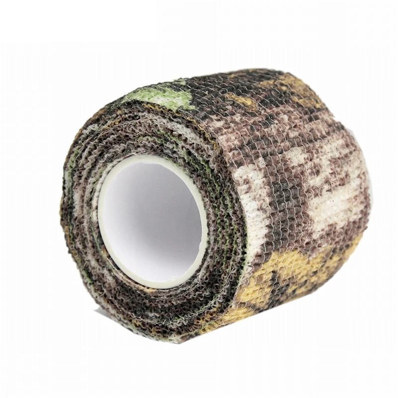 Multi functional Camo Tape Non woven Self adhesive Camouflage Wrap Hunting Cycling Waterproof Slip Stealth Tape|camo tape|stealth tapecamo hunting
