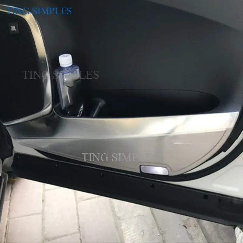 2 шт. защитные коврики для Toyota Alphard Vellfire 30 2016 2017 2018 | Хромированный стайлинг