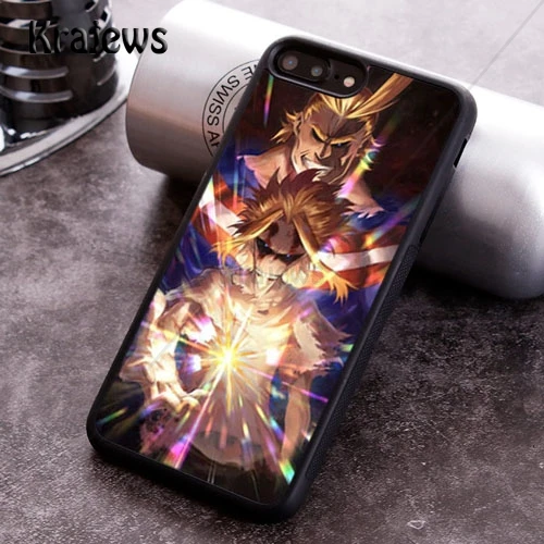 Чехол для телефона krajedies My Hero Academy All Might для iPhone X XR XS 11 Pro MAX 5 6 6S 7 8 Plus samsung Galaxy S7edge S8 S9 S10 - Цвет: 010