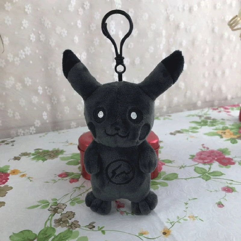 Takara Tomy Покемон Темный Черный Пикачу плюшевая игрушка брелок плюшевые куклы