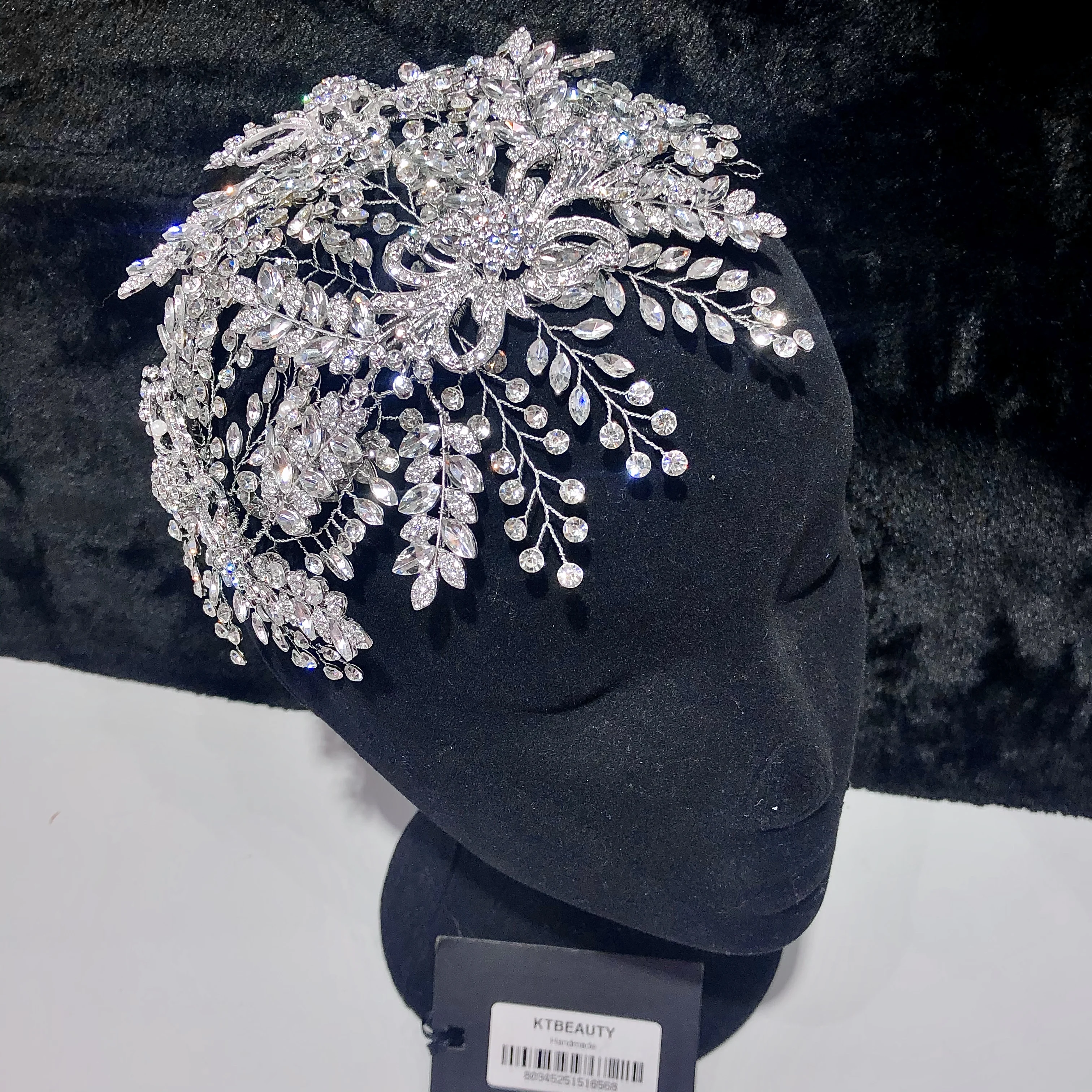 Диадема ручной работы для невесты тиара длинные Размеры свадебные аксессуары