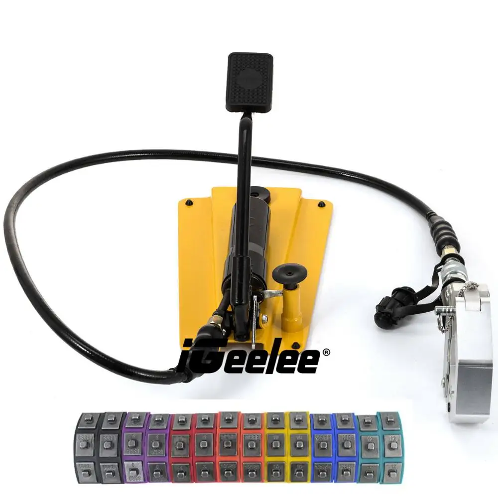 Инструмент для обжима гидравлических шлангов iGeelee с 7 плашками фитингов|hose crimp