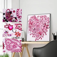 30x30cm animal and feather 5d diy diamond painting full drill square rhinestone mosaic embroidery round decor nordic poster