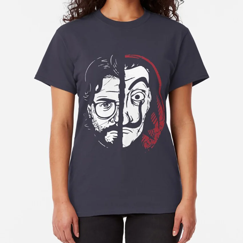 La Casa de Papel профессиональная футболка casa papel Professional dali salvador маска банк деньги