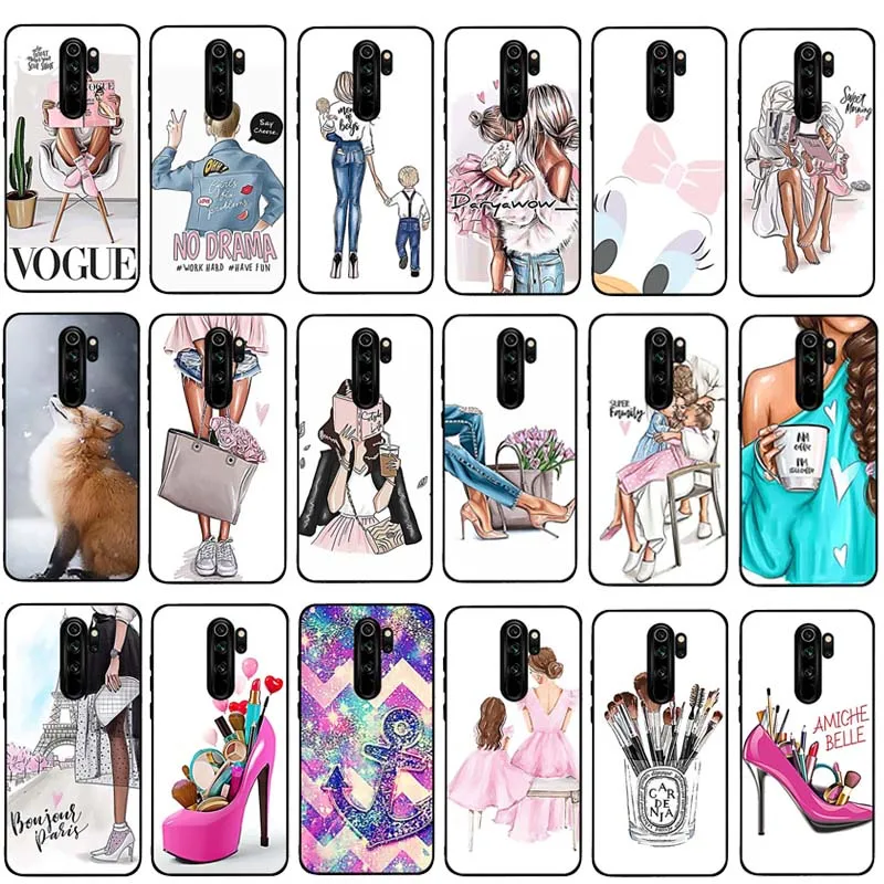 Чехол для Redmi Note 8 Pro 8pro мягкий силиконовый чехол из ТПУ Xiaomi семейный Capa | Мобильные