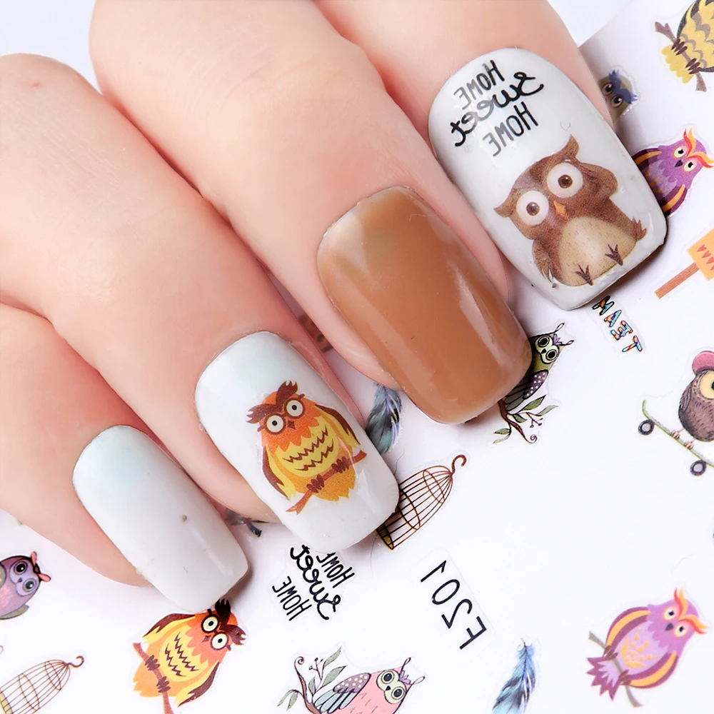 1 шт. 3D сладкий Красота цветочный летний Стикер искусства ногтя ползунок летние