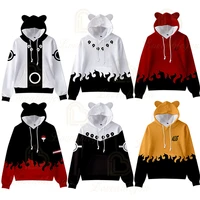 cat ear sweatshirt women hoodie kakashi mujer 2020 hoodie cute pullover kids boys girls cosplay streetwears