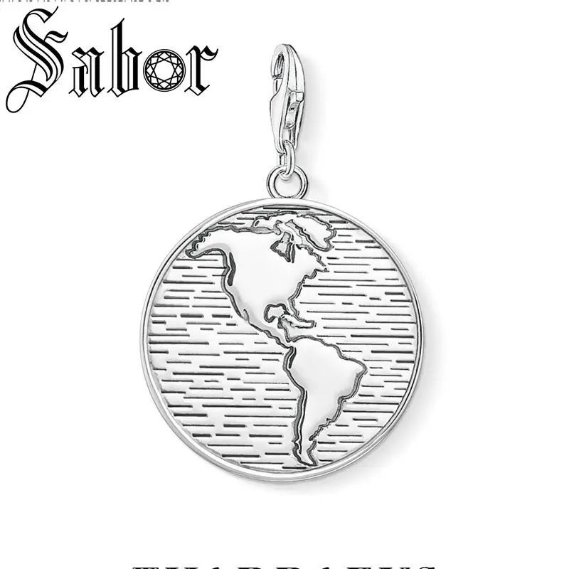 Подвеска с круглыми дисками и землей для женщин мужчин трендовые ювелирные