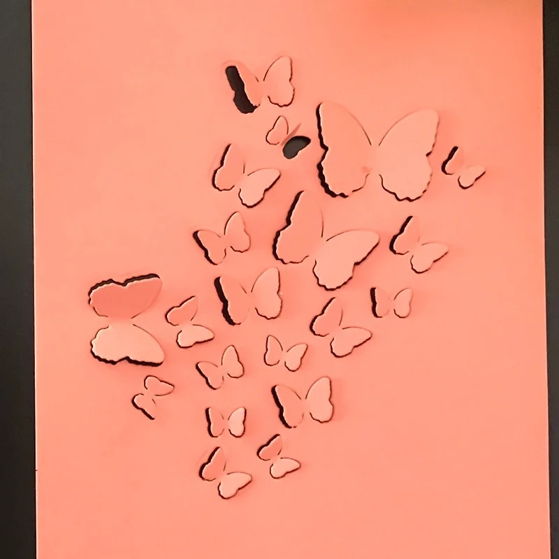 Металлические Вырубные штампы в виде бабочек для скрапбукинга фотоальбома