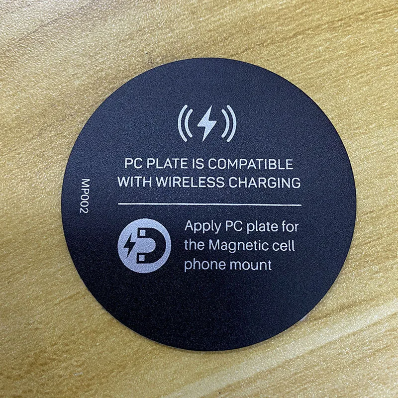 5pcs metal plate disk for wireless charger magnet plate disk for mobile phone holder car mount wireless phone holder sheet free global shipping