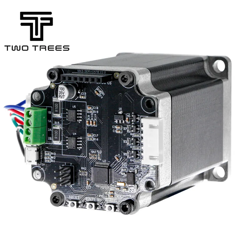 Makerbase MKS SERVO57B NEMA23 STM32 Драйвер шагового двигателя с замкнутым контуром части 3d