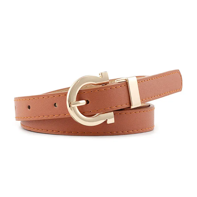 

Faux Leather Pin Buckle Belts Women Casual Solid Wild Adjustable Belts Decoration Ladies Fashion Accessories For Jeans Dress
