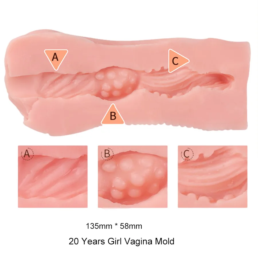 Молодая девушка влагалище плесень Силиконовое искусственное для секса