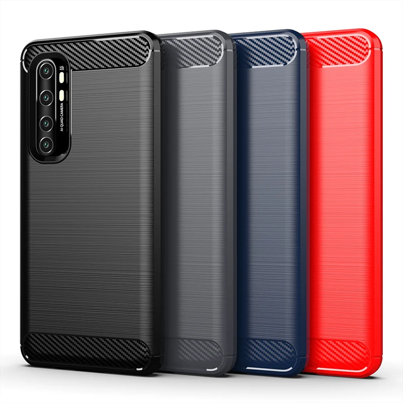 For Cover Xiaomi Mi Note 10 Lite Case For Xiaomi 11T Pro 9 10 10T 11 Lite Carbon Fiber Phone Case For Xiaomi Mi 10 Lite 5G Cover