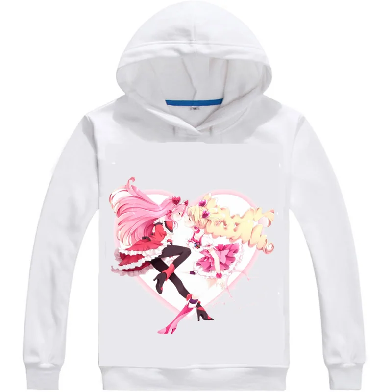 Хорошенькое лекарство толстовки Для мужчин аниме худи Fresh Precure блеск сила