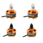 4 шт. 1806 2400KV CW CCW Бесколлекторный двигатель для гоночного дрона DIY 2-3S FPV 250 Mini Drone Multi-Rotor CC3D 260 330 RC Quadcopter