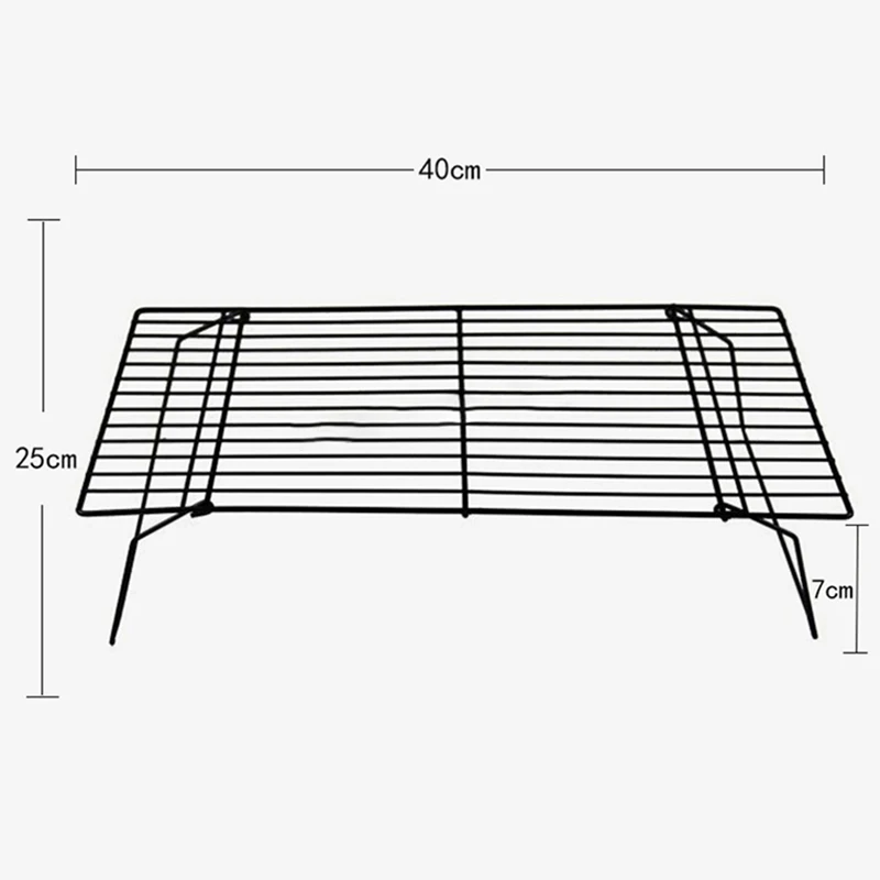 

3 Layers Stackable Metal Cooling Rack Cake Cookie Biscuits Bread Cooling Rack Baking Cake Tray Rack Kitchen Baking Accessories