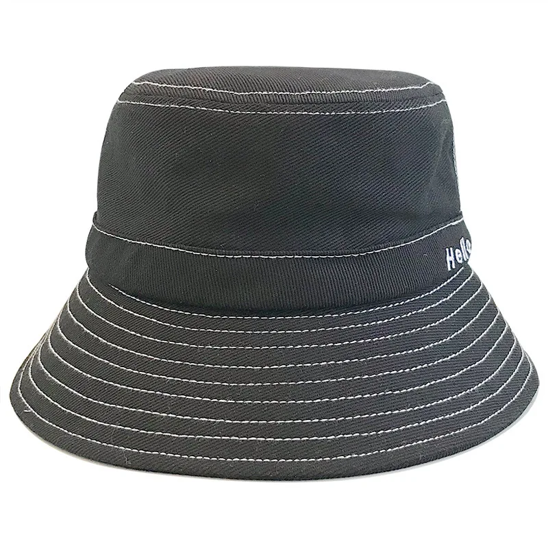 

Fashion Men Women Fisherman Hats Bucket Hat Summer Shade Cotton Sun hat Caps Embroidered Letter Outdoor Women's hat