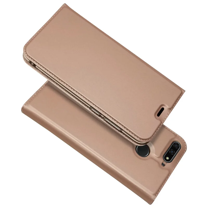 Роскошный кожаный чехол-книжка для Honor 7C 5 7 дюйма AUM L41 8X 8C 20 9X Pro с автоматическим