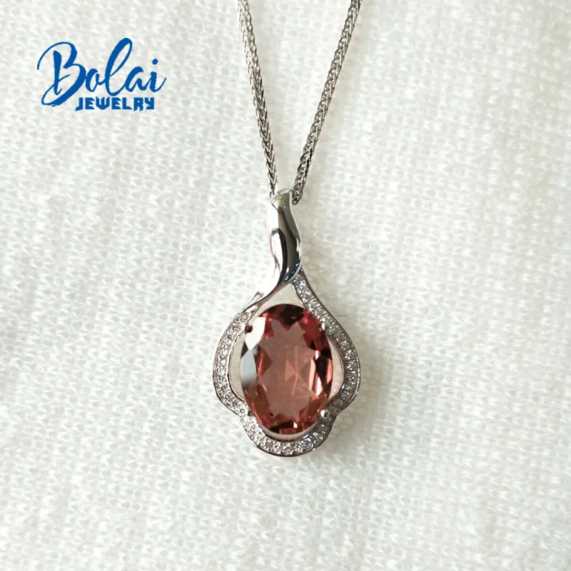 Bolaijewelry, zultanite изменение цвета 10*14 мм драгоценный камень кулон 925 серебро, созданное изменение цвета, модные украшения для девочек