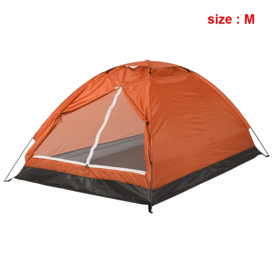 size M Orange TOMSHOO 1-2 человека Открытый Кемпинг палатка путешествия водонепроницаемый кемпинг палатка для рыбалки Туризм Альпинизм 200*130*110 см - Цвет: size M Orange