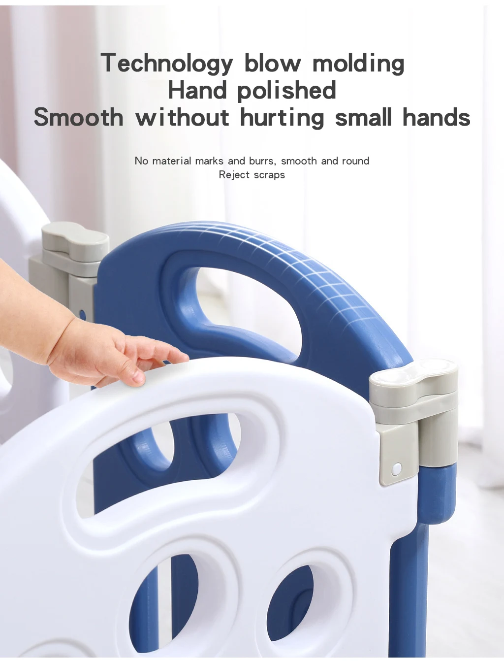 

Baby Guardrail Playpen Children Foldable multifunctional Fence Infant Safety Barriers Baby Outdoor Playground Park for 0-6 Years