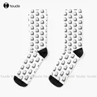 Носки Quby, забавные носки для женщин, Рождественский и новогодний подарок, индивидуальный подарок, унисекс, взрослые, подростковые, Молодежные носки с цифровым принтом 360  для женщин и мужчин