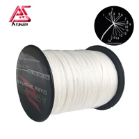 as 16 strands pe braided fishing line 100m 300m 500m 1000m wire multifilament pure color super strong fishing line for saltwater