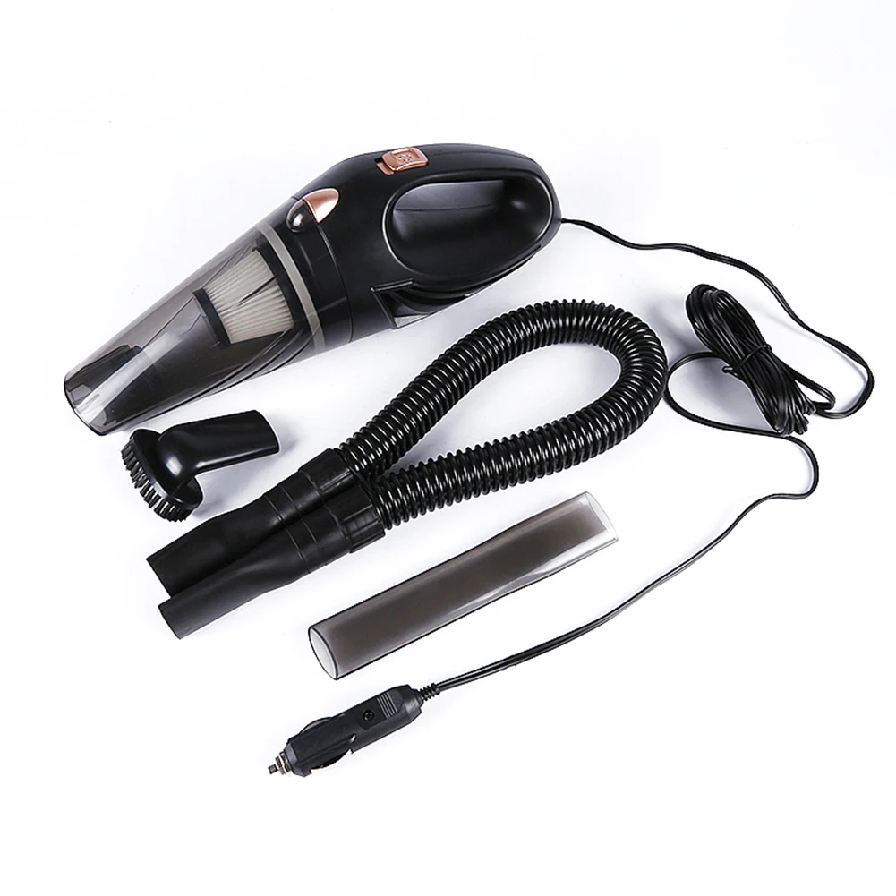

New Low Noise Car Vacuum Cleaner DC 12V Portable Mini Handheld Vacuum Cleaner Wet and Dry Dual-use Auto Car Vacuum Cleaner
