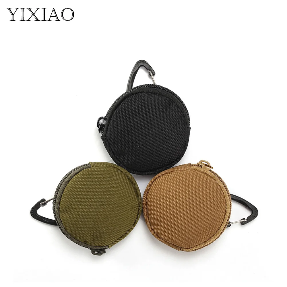 

YIXIAO Mini Tactical Waterproof Earphone Pack Outdoor Hunting Portable Key Mount Bags Military Coins Purse Wallet Pouch