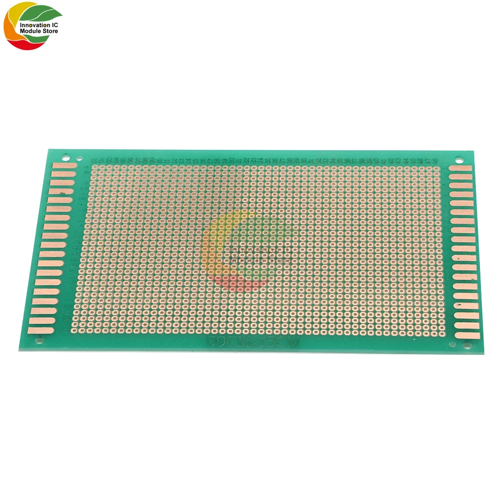 

Ziqqucu 1 Piece 9x15cm Single Sided Prototype Universal Printed Circuit Board DIY Soldering Green PCB Board for Arduino