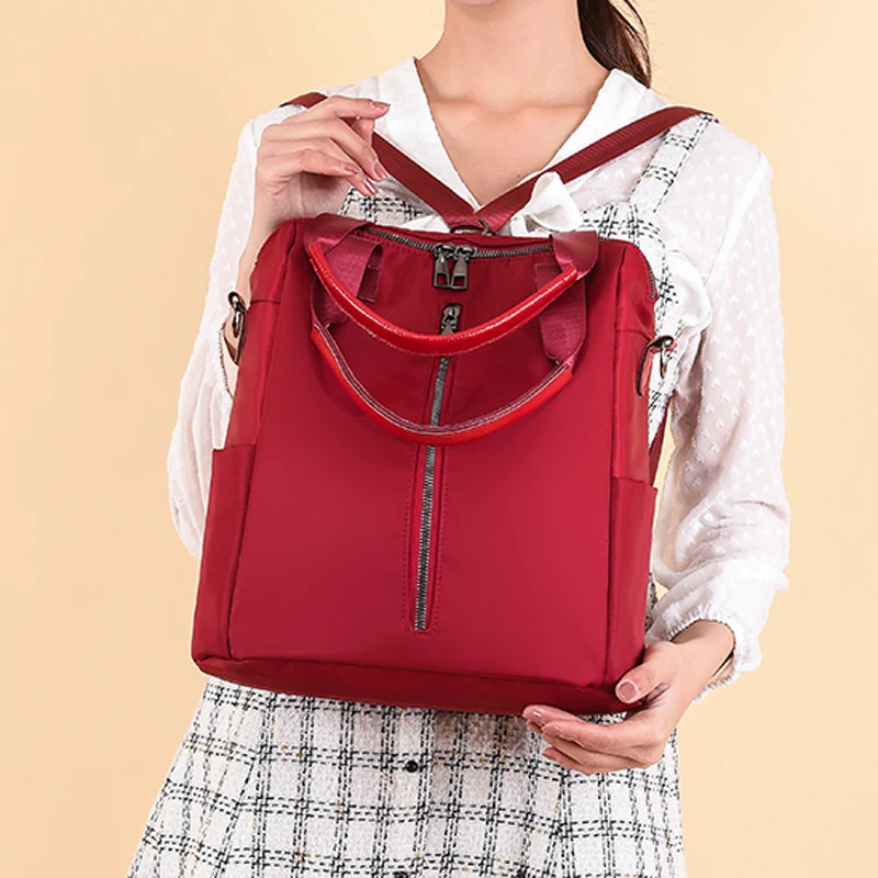 Новинка 2020 женский рюкзак ткань Оксфорд водонепроницаемая противоугонная