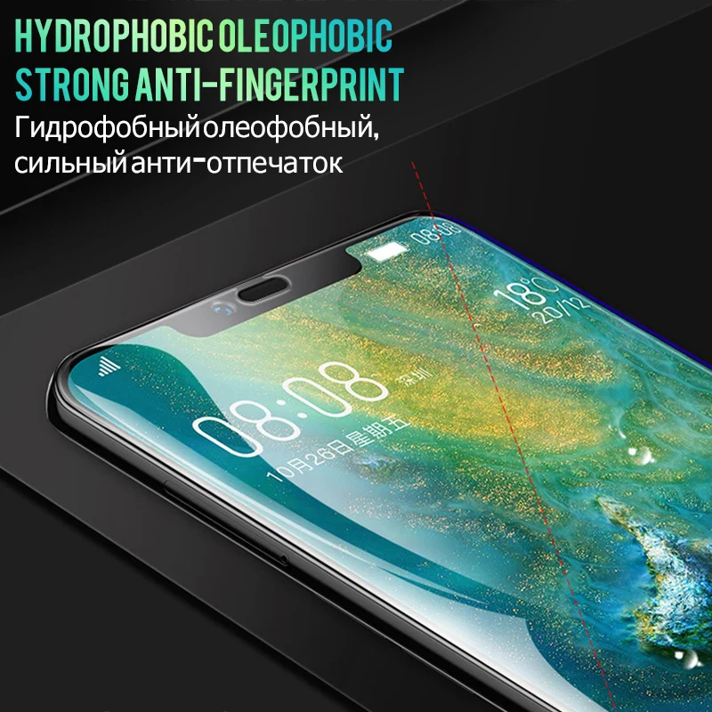 Гидрогелевая пленка 50cs для защиты экрана Huawei P40 P30 Pro P20 Mate 20 Защитная Honor 9X 8X 10 30 |