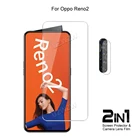 2 в 1 для Oppo Reno2 Reno 2 пленка для объектива камеры и защитная пленка для экрана защитное HD закаленное стекло взрывозащищенное противоударное