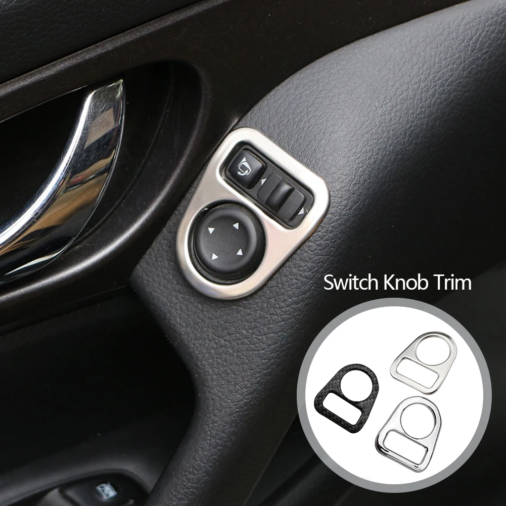 Автомобильное зеркало заднего вида с регулировкой переключатель ручка отделка наклейка Декорирование Интерьера аксессуары для Nissan Xtrail X-trail T32